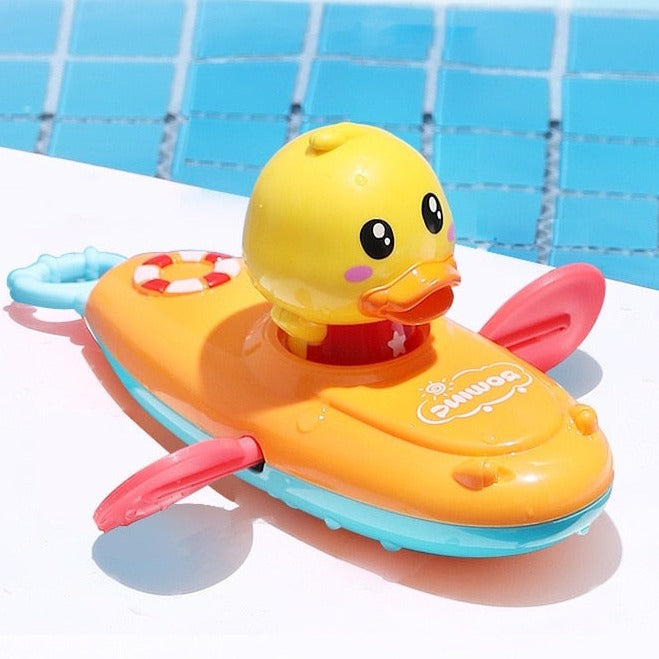 Brinquedo para banho Pato no barquinho